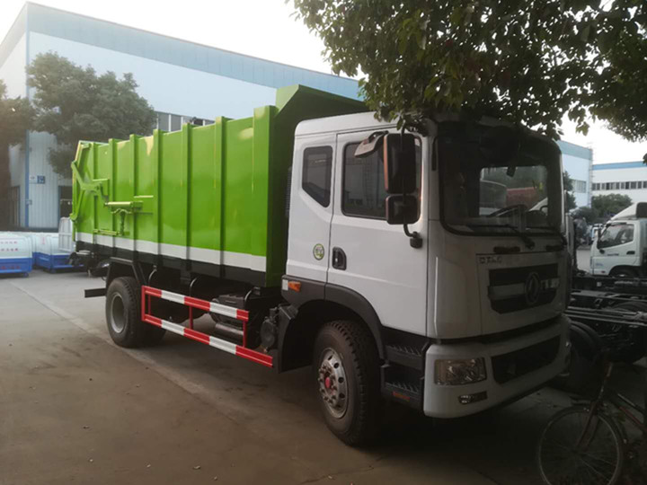國六東風D9自卸式垃圾車發往內蒙-湖北盈通垃圾車廠家直銷 國六東風D9自卸式垃圾車發往內蒙-湖北盈通垃圾車廠家直銷