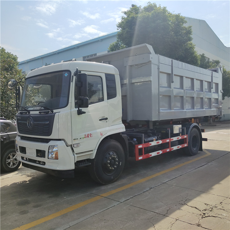 10噸勾臂式建筑垃圾車 東風天錦勾臂式建筑垃圾專用運輸車-湖北盈通 10噸勾臂式建筑垃圾車 東風天錦勾臂式建筑垃圾專用運輸車-湖北盈通
